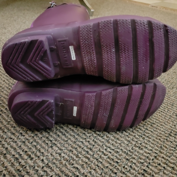 HUNTER Rainboots Purple - Picture 7 of 7